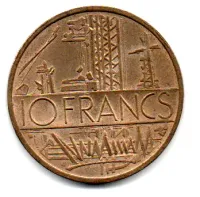 França - 1977 - 10 Francs - Foto 2