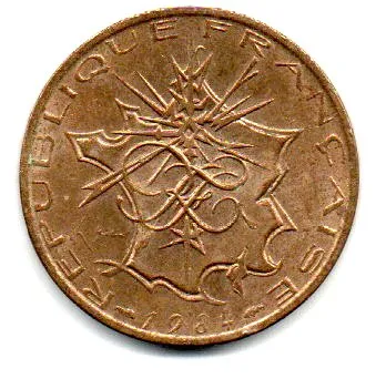 França - 1984 - 10 Francs Imagem