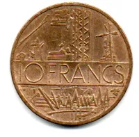 França - 1984 - 10 Francs - Foto 2