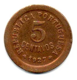 Portugal - 1927 - 5 Centavos