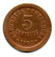 Portugal - 1927 - 5 Centavos