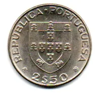Portugal - 1977 - 2,50 Escudos - Comemorativa Centenário Alexandre Herculano - Foto 2