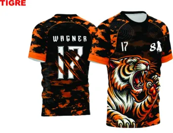 Camiseta em Dry Fit UV TIGRE