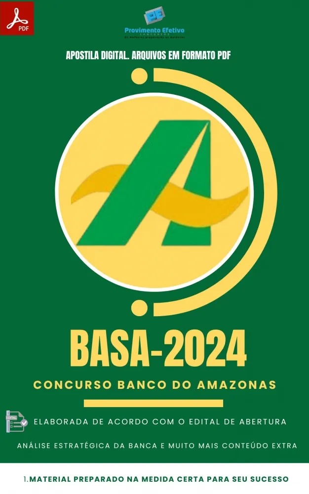 Apostila Banco da Amazônia Técnico Bancário 2024 Imagem