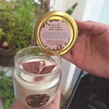 Vela De Chocolate 100% Vegetal