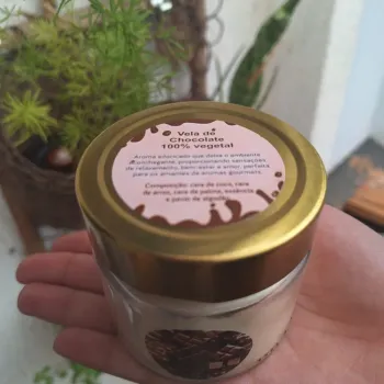 Vela De Chocolate 100% Vegetal - Foto 2