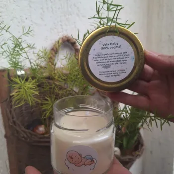 Vela Baby 100% Vegetal