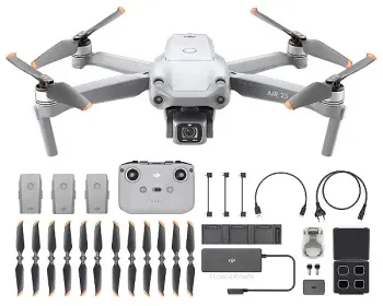 DJI008 - Drone DJI Air 2S Fly More Combo (Sem tela)