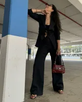 CONJUNTO ALFAITARIA LEONA - PRETO - Foto 2