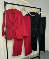 CONJUNTO ALFAITARIA LEONA - VERMELHO - Foto 5