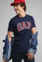 Camiseta GAP Logo Bordado Manga Curta Masculina - Foto 4