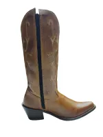 Ref: 520 - Bota Country Texana Alabama Boots Feminina 33 ao 40 - Cor Caramelo. 