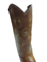 Ref: 520 - Bota Country Texana Alabama Boots Feminina 33 ao 40 - Cor Caramelo.  - Foto 4