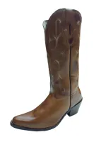 Ref: 520 - Bota Country Texana Alabama Boots Feminina 33 ao 40 - Cor Caramelo.  - Foto 6