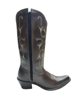 Ref: 520 - Bota Country Texana Alabama Boots Feminina 33 ao 40 - Cor Pinhão. 