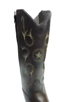 Ref: 520 - Bota Country Texana Alabama Boots Feminina 33 ao 40 - Cor Pinhão.  - Foto 4