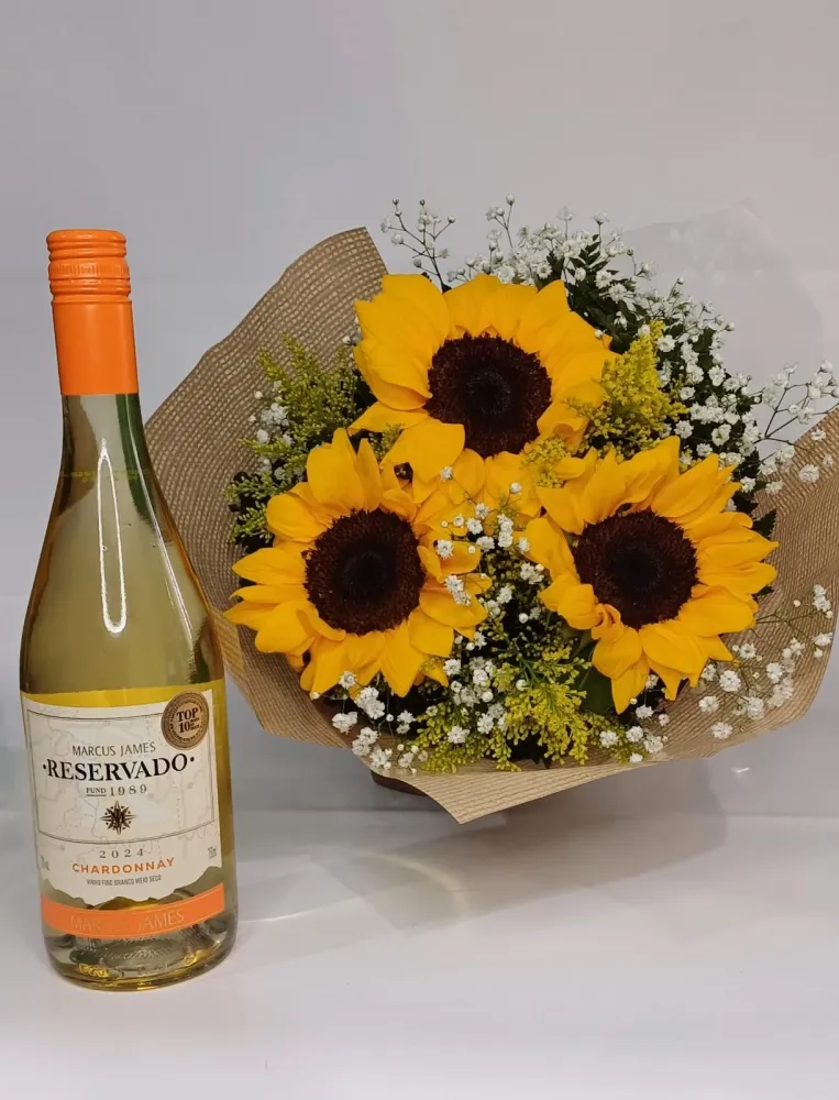 Girassóis e Chardonnay: Encontro Perfeito