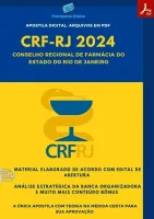 Apostila CRF RJ Farmacêutico Pleno 2024