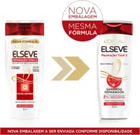 Shampoo Reparador L'Oréal Paris Elseve Reparação Total 5+  400ml - Foto 2