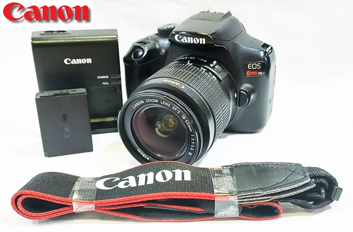 Câmera Canon EOS Rebel T6  c/ 18-55mm III  - vendida