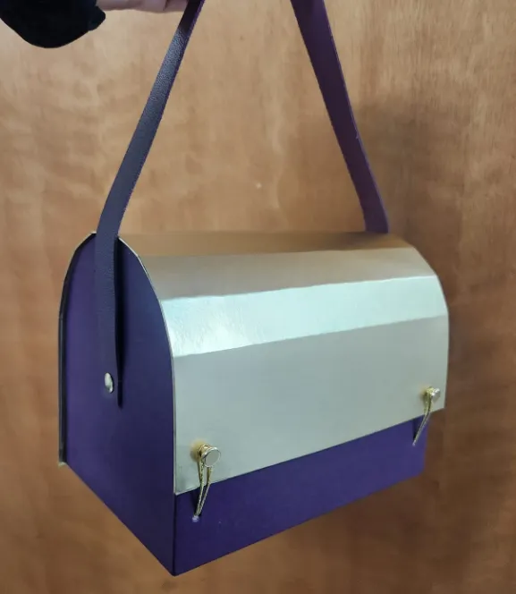 Caixa Baú Luxo Com alça 