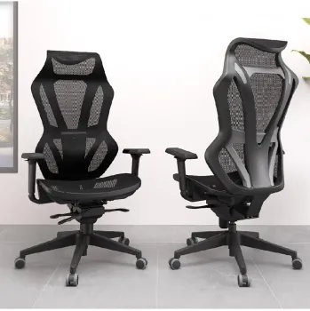 Cadeira Multiregulável NR17 Gamer Vizon Assento e Encosto em Tela Phoenix Mecanismo Slider Sincronizado Piramidal e Braços 3D - Foto 2