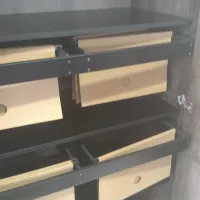 Armário Arquivo 1400 Conjugado com Portas e Gavetas e Pasta Suspensa Tamburato 50mm - Foto 7