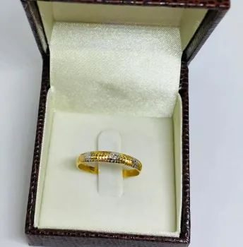 Anel ouro amarelo 18k aparador - SA28082 - Foto 2