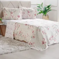  COLCHA COBRE LEITO SOLTEIRO ELISE