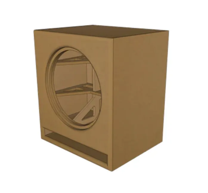 projeto personalizado de  caixa de  dutada ( bass reflex)para subwoofer , 2 vias , 3 vias