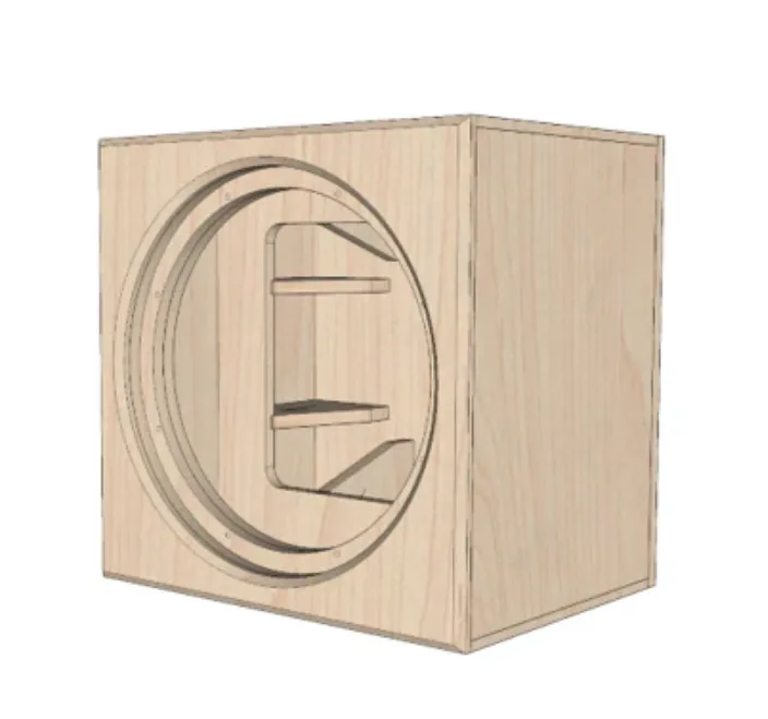 projeto personalizado de caixa selada(suspensão acústica) para subwoofer, 2 vias, 3 vias