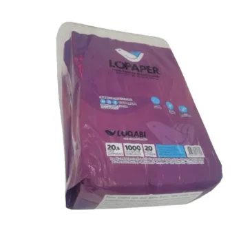 Papel Toalha Interfolhas Branco 1000 folhas - Lopaper