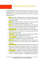635 - Química - A Matéria e suas Propriedades - Propriedades Gerais da Matéria - 9º ano - PDF com 18 páginas - Foto 2