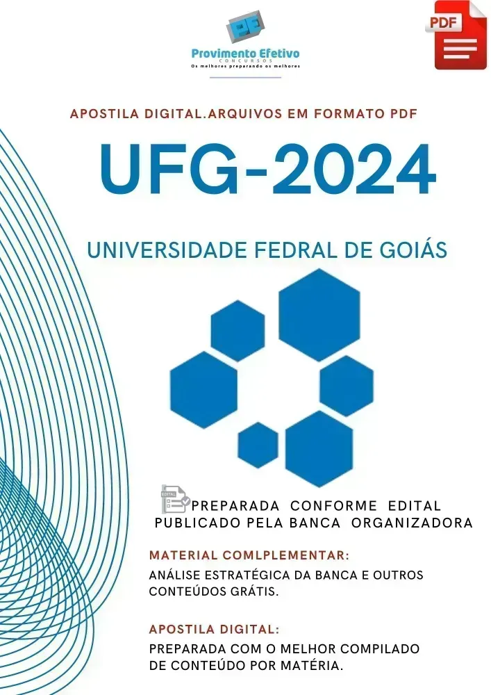 Apostila UFG Técnico Farmácia 2024 Imagem