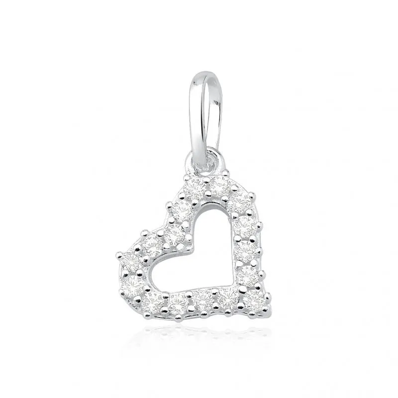 Pingente de Prata 950  -  Coração - 252001 Imagem