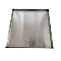 -Bandeja inox 304 - 1.2mm - Fundo fixo ,  tam: 25,5 x 25,5 x 2 alt.  BIF255255/2 - Foto 2