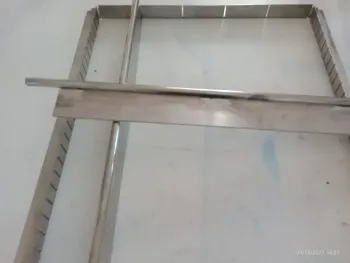  ARO2525/256 - Cortador de Barrinhas - Aro Dentado sem Fundo para 256 barrinhas de 2,5 x 2,5 x 2cm  - Foto 2