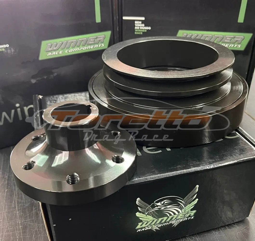 Polia Damper  Opala 4 e 6cil - Winner 2 Canais  (com cubo)