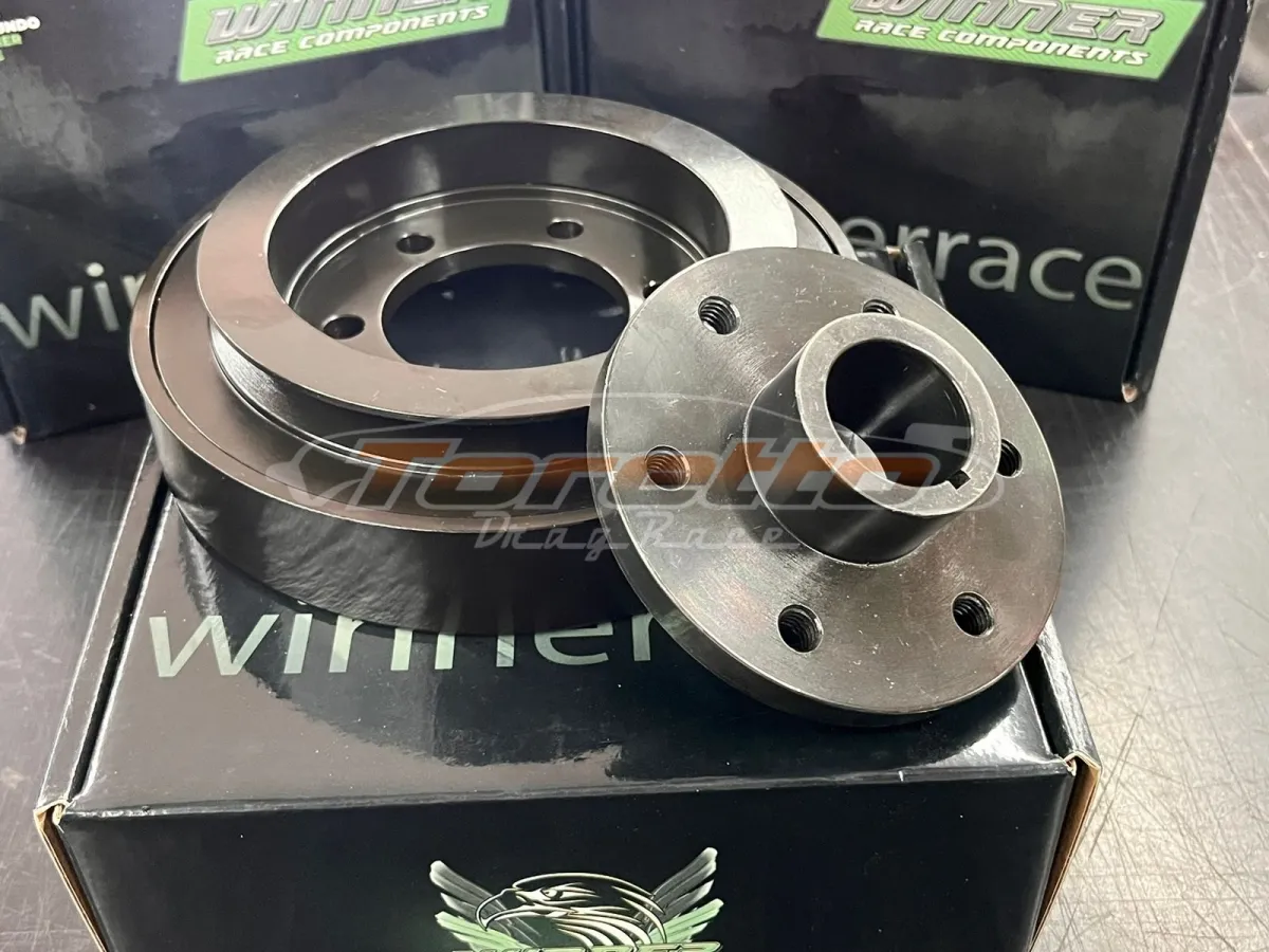Polia Damper  Opala 4 e 6cil - Winner 1 Canal  (com cubo)