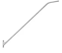 Braço Curvo  com sapata para Luminária Pública 2 metro x 60mm