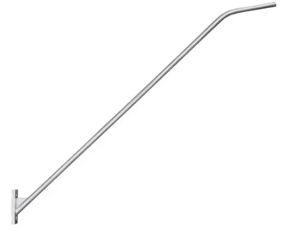Braço Curvo  com sapata para Luminária Pública 2,5 metro x 60mm