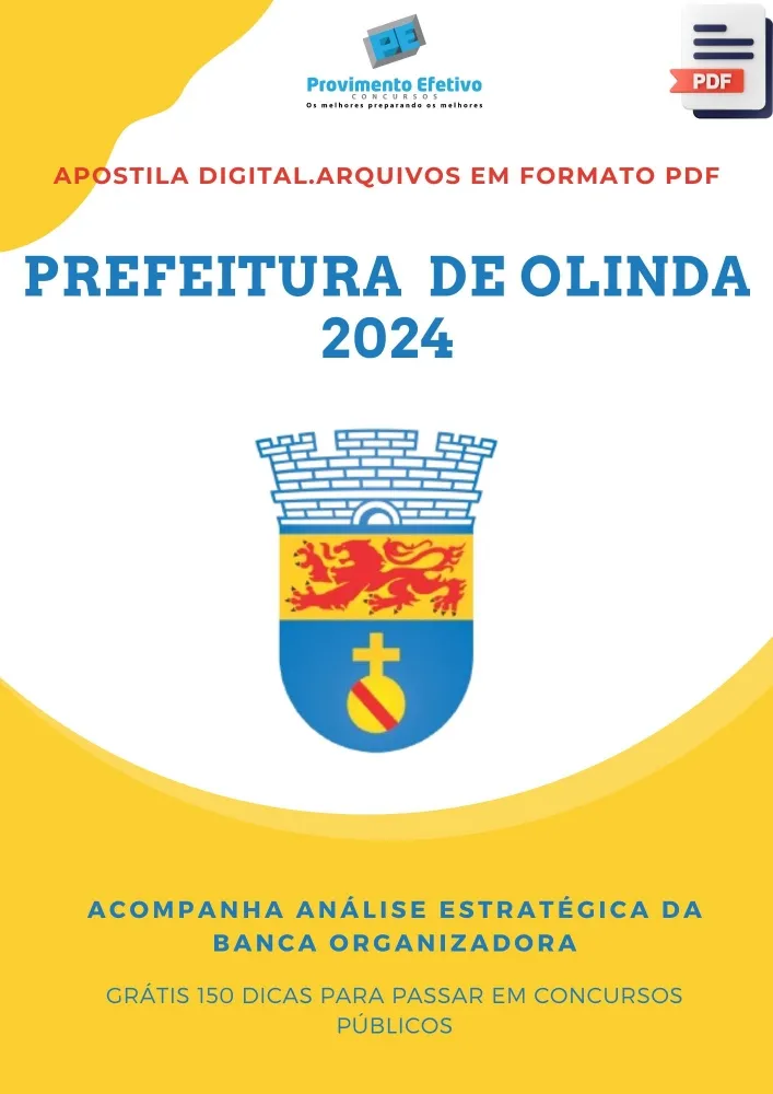 Apostila Prefeitura Olinda Agente Comunitário 2024