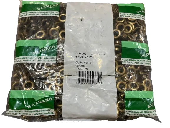 Ilhós 45 ferro - 1.000 peças