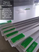 PLACA S3 | SETA PARA BAIXO | PVC (2mm) | FIXAÇÃO DE PAREDE COM FITA | AUTONOMIA FOTOLUMI. | 30cm x 17cm - Foto 3