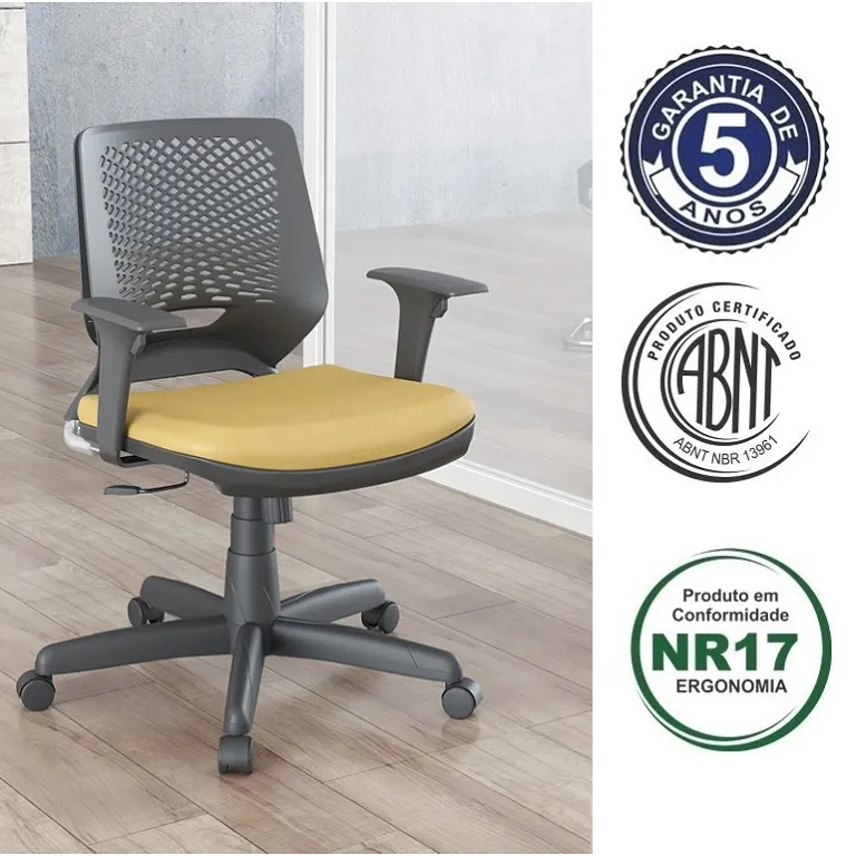 Cadeira Beezi Mecanismo de Relax com Braços