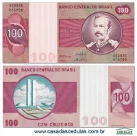 C145 - 100 Cruzeiros (Floriano Peixoto) - Sob/Fe - Escassa