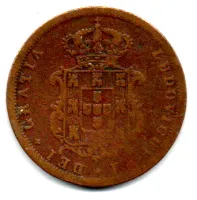 Portugal - 1868 - V Réis - Foto 2