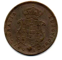 Portugal - 1874 - V Réis - Foto 2