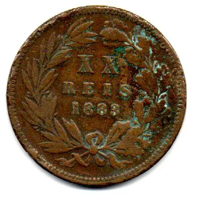 Portugal - 1883 - XX Réis
