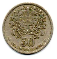 Portugal - 1945 - 50 Centavos - Foto 2